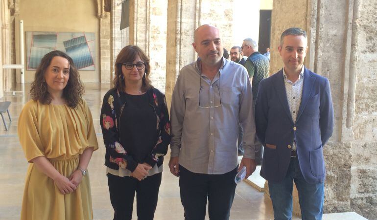 Gloria Tello, Carmen Amoraga, Xavier Rius y José Luis Pérez-Pont. 