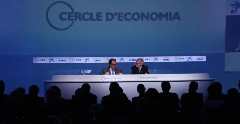 Artur Mas, en las últimas jornadas del Círculo de Economía, en Sitges