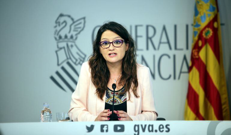 La vicepresidenta de la Generalitat Valenciana, Mónica Oltra