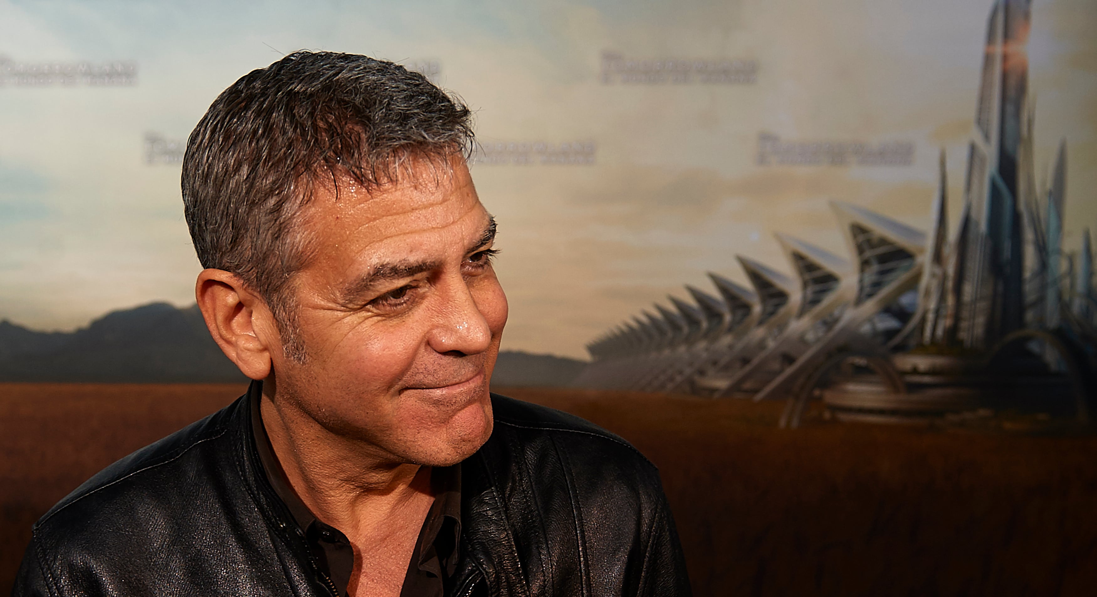 Gearge Clooney en la premiere de &#039;Tomorrowland&#039; en València