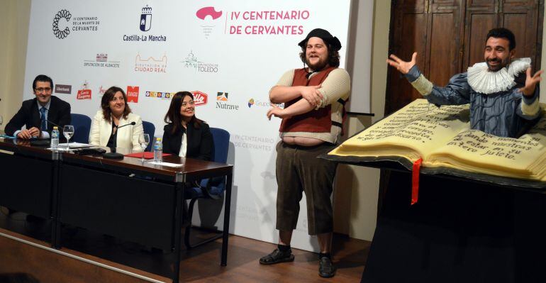 Presentación en el Museo del Quijote de los actos conmemorativos de la muerte de Cervantes.