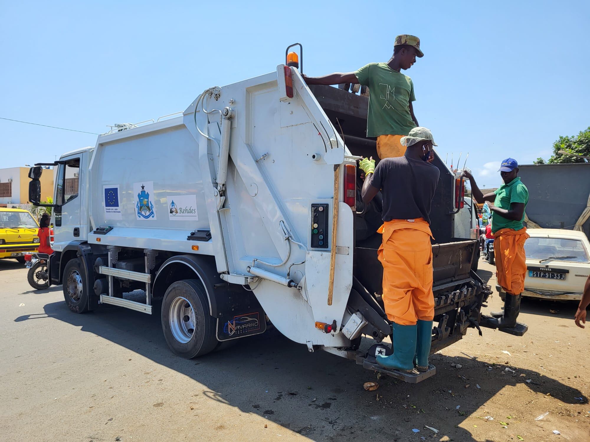 Recogida basuras en Cabo Verde