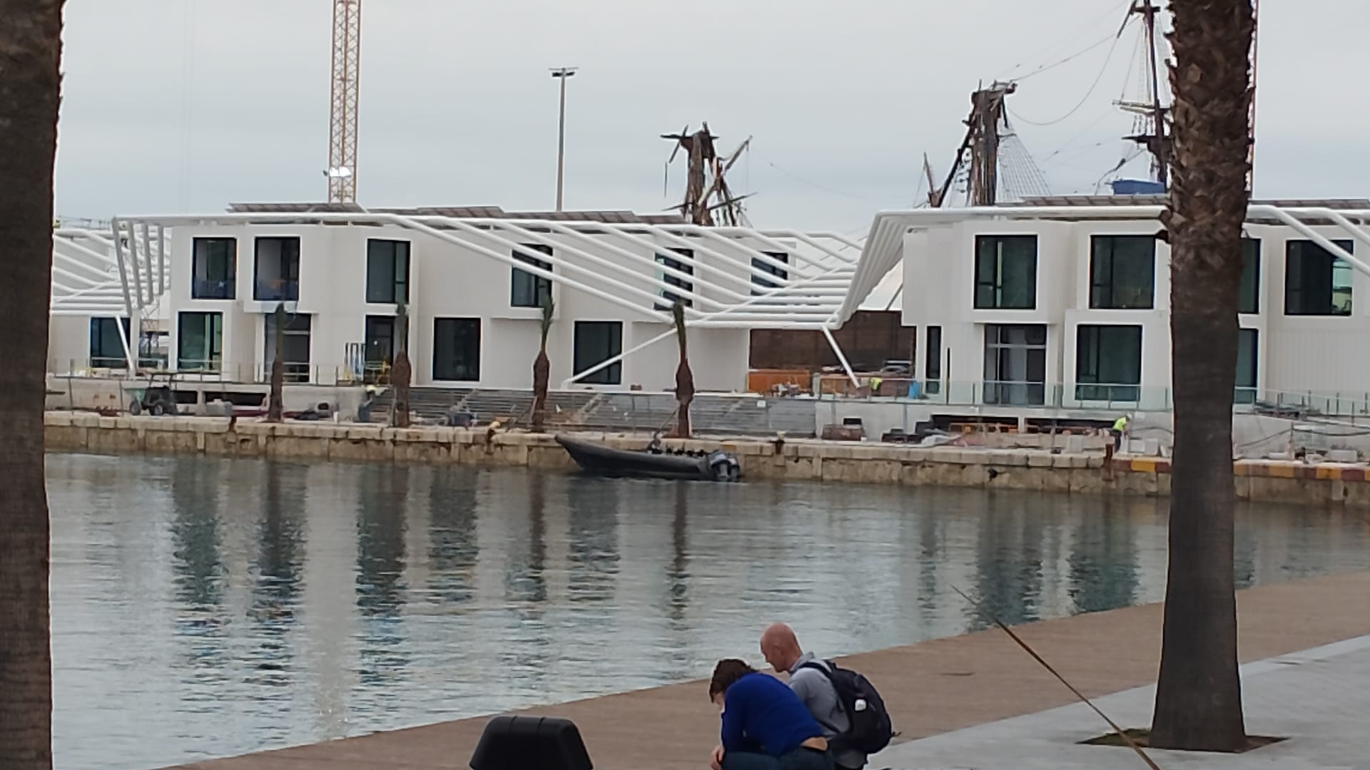 Las obras del edificio de Distrito Digital en el muelle 5 del puerto de Alicante entran en su recta final