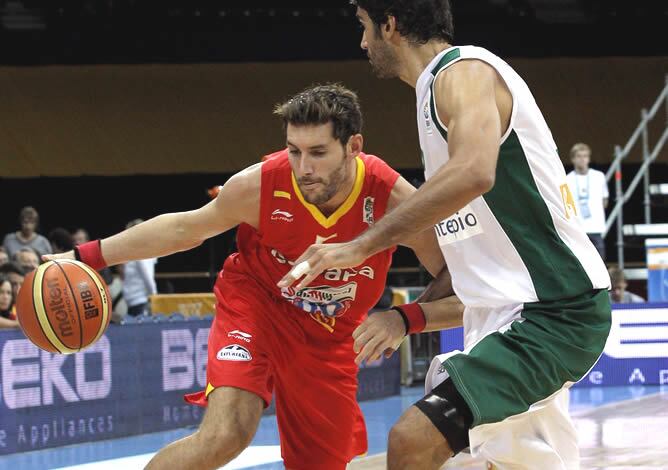 El jugador de la Selección, en el segundo partido del Eurobasket de Lituania que ha enfrentado a España y Portugal