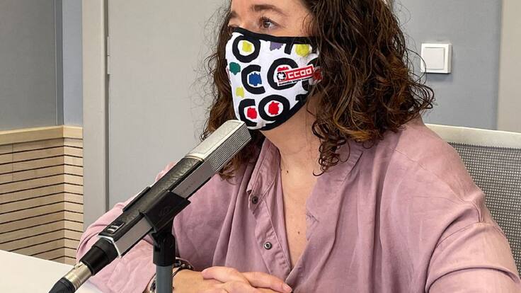 Loli García, secretaria general de CC.OO en Euskadi