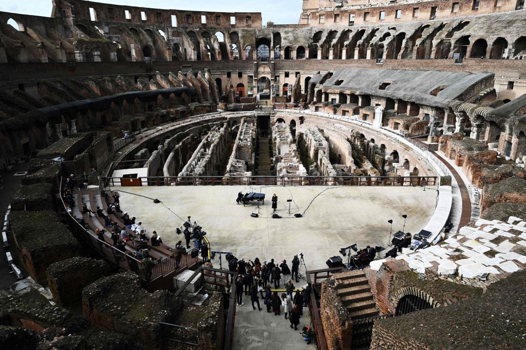 Imagen del Coliseo romano. 