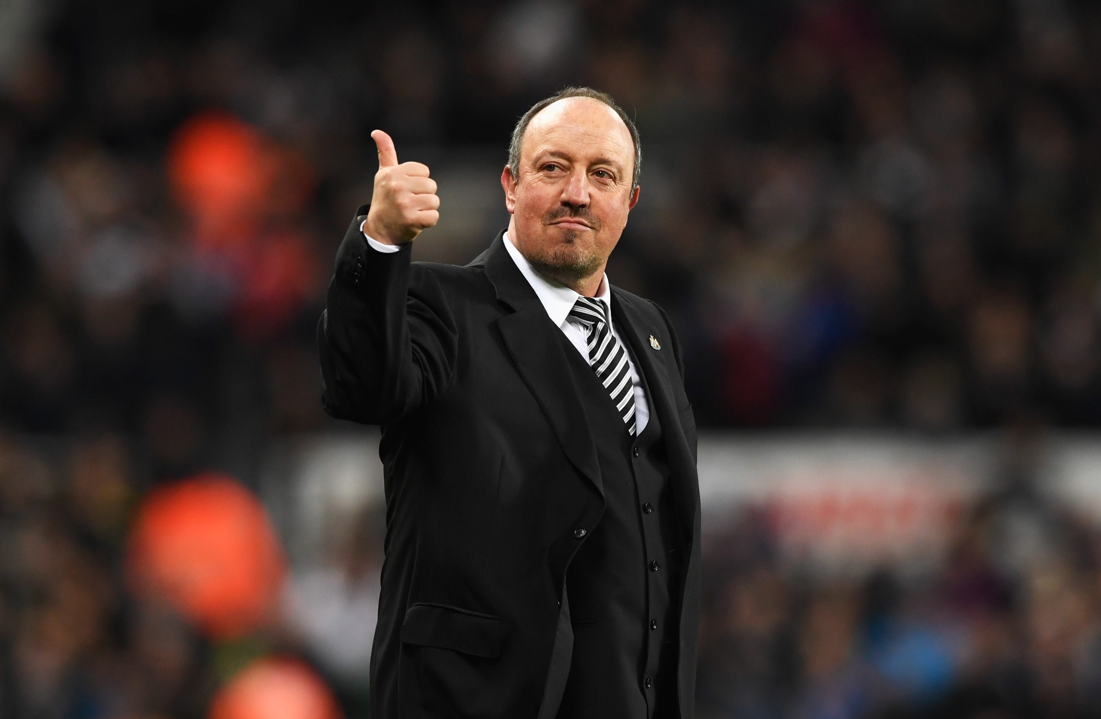 Benítez, durante su etapa en el Newcastle, en 2017.