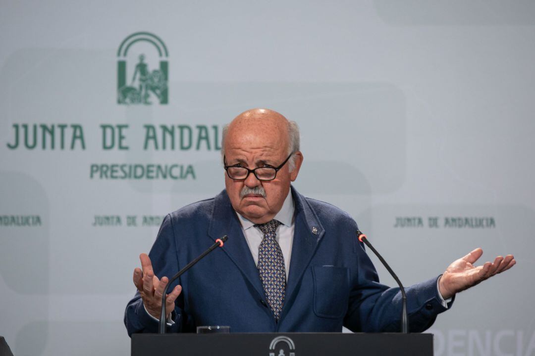 Jesús Aguirre, consejero de Salud y Familias de la Junta de Andalucía