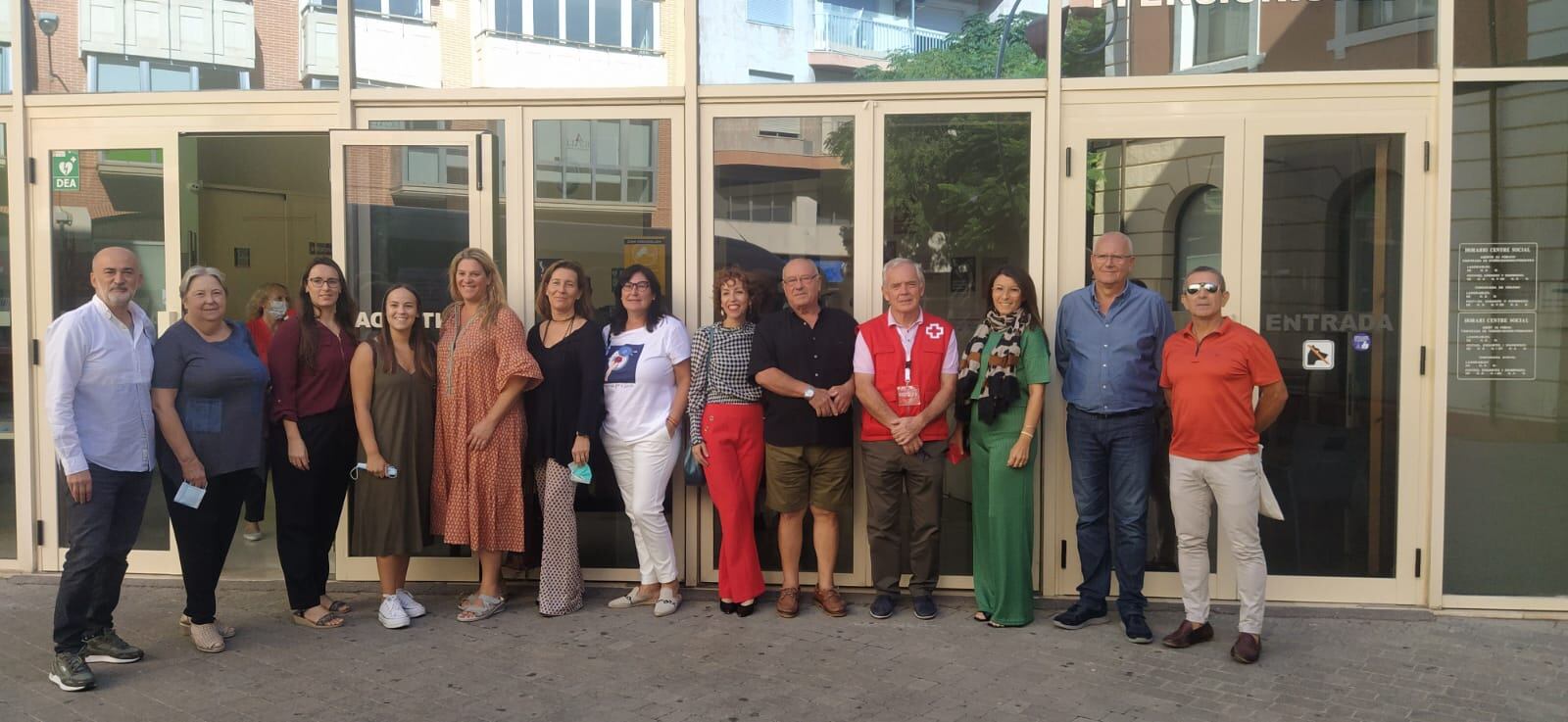 Autoridades y responsables de algunas de las entidades colaboradoras.