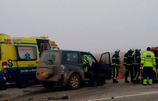 Otra fotografía del accidente