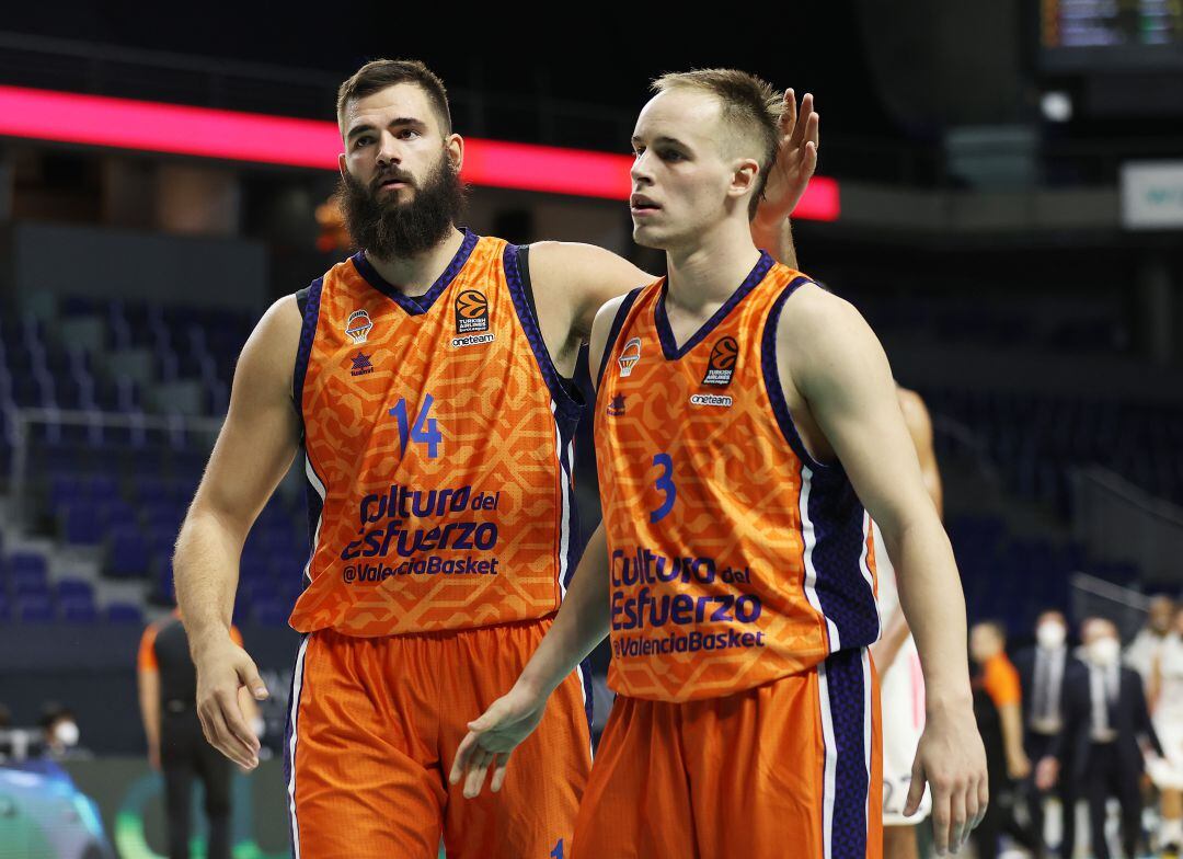 Dubljevic y Prepelic, en el Wizink Center.