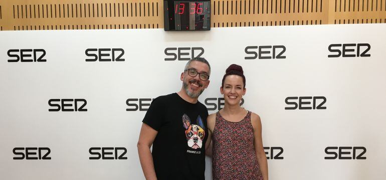 Paco Sánchez y Anna Gil Wittke, que hoy se ha despedido de los oyentes hasta septiembre