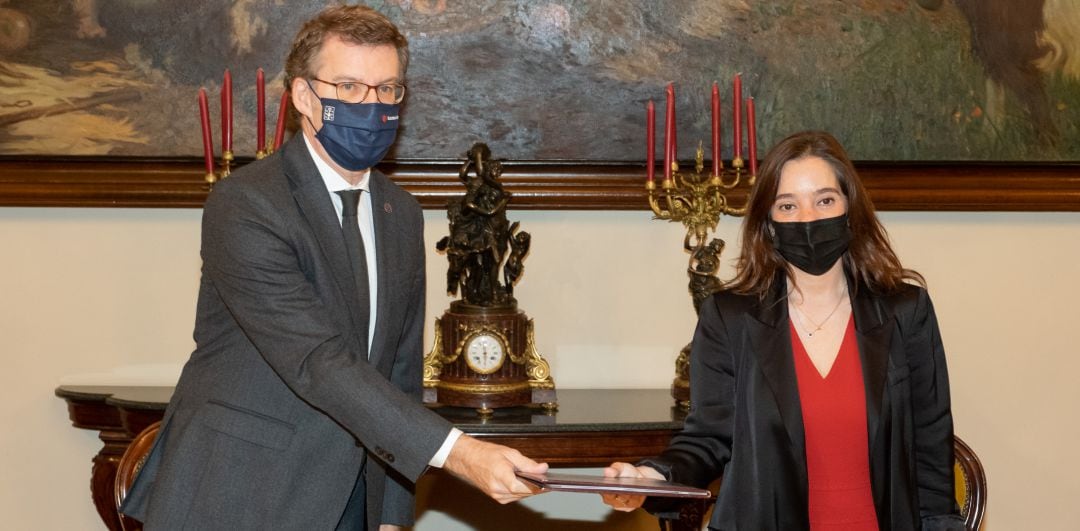 Inés Rey y Alberto Núñez Feijóo