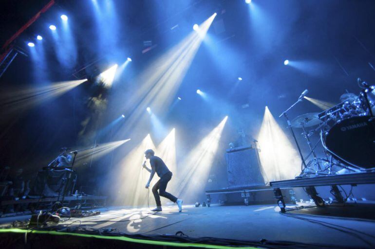 La banda inglesa indie rock Glass Animals, durante el concierto que ofreció en el Festival SOS 4.8 de Murcia en 2015