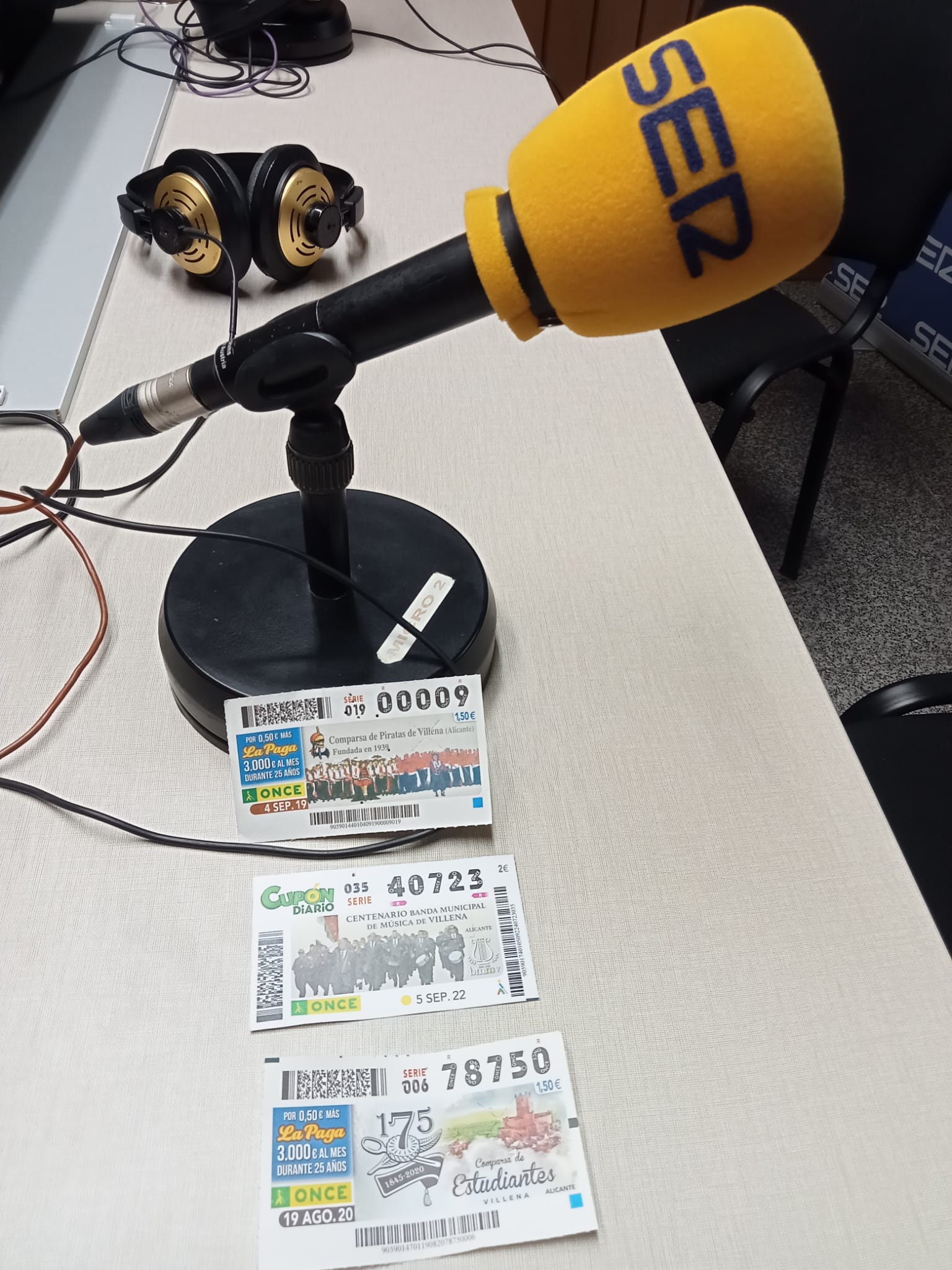 Cupones dedicados a Villena