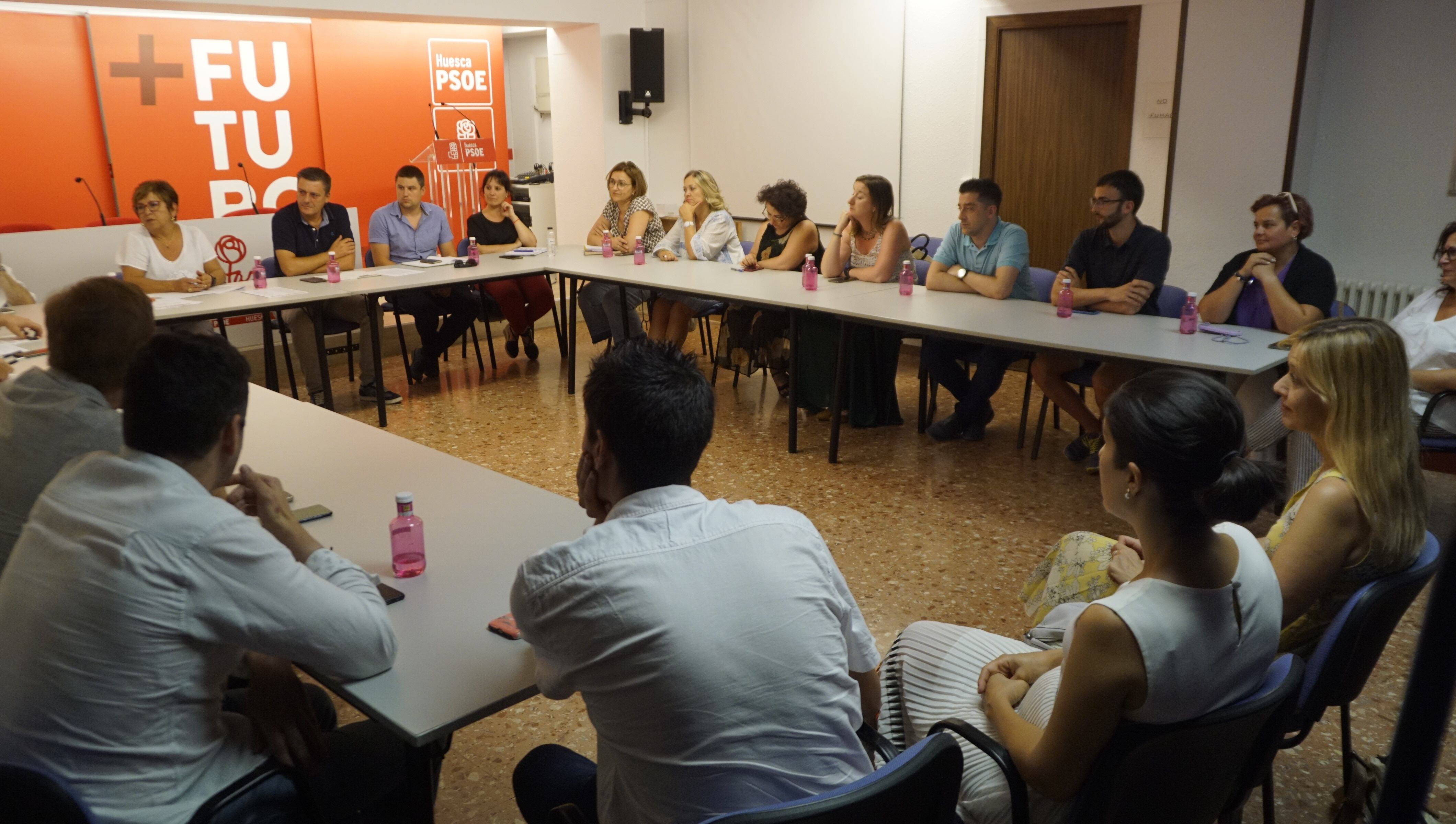 Reunión de la Comisión Ejecutiva Provincial del PSOE Alto Aragón