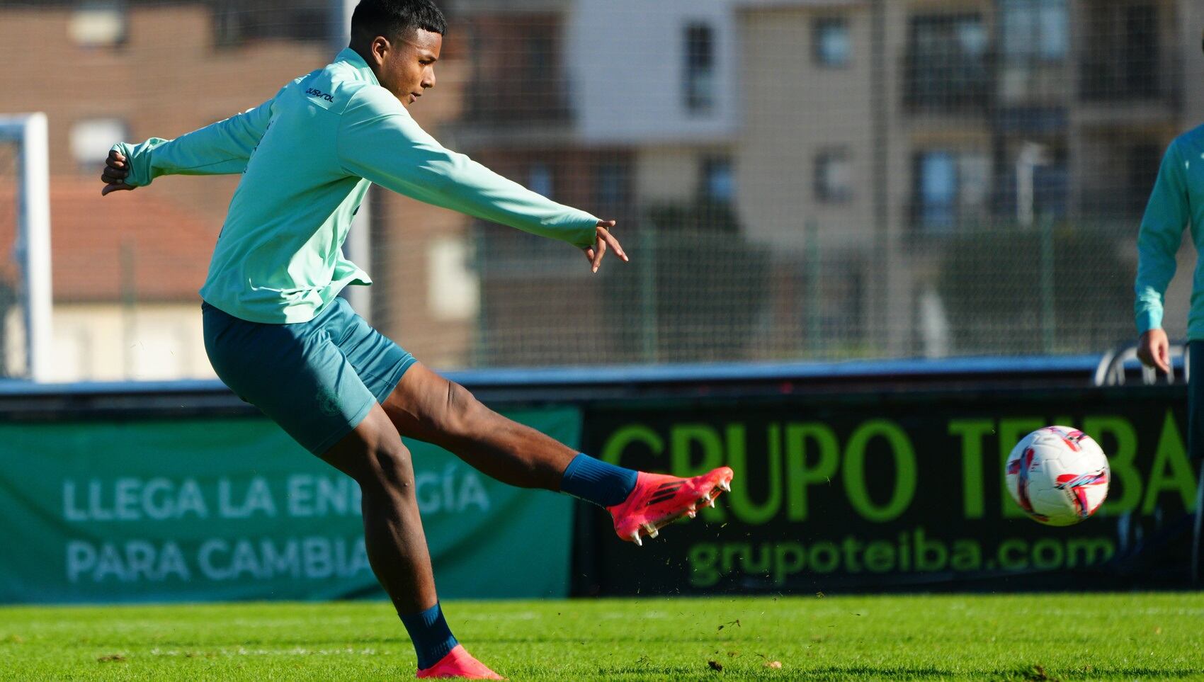 Jeremy, durante un entrenamiento esta temporada.