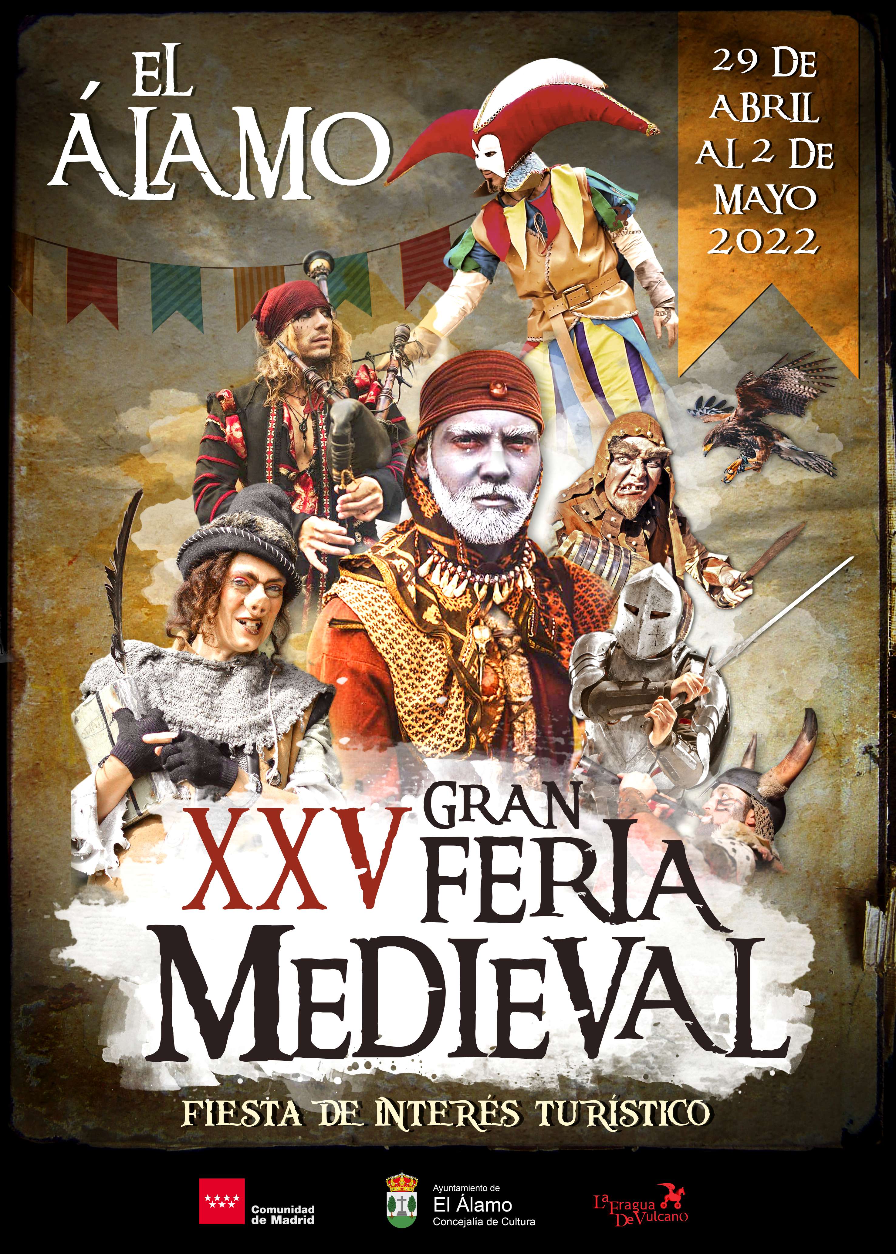 Cartel de la Feria medieval de El Álamo