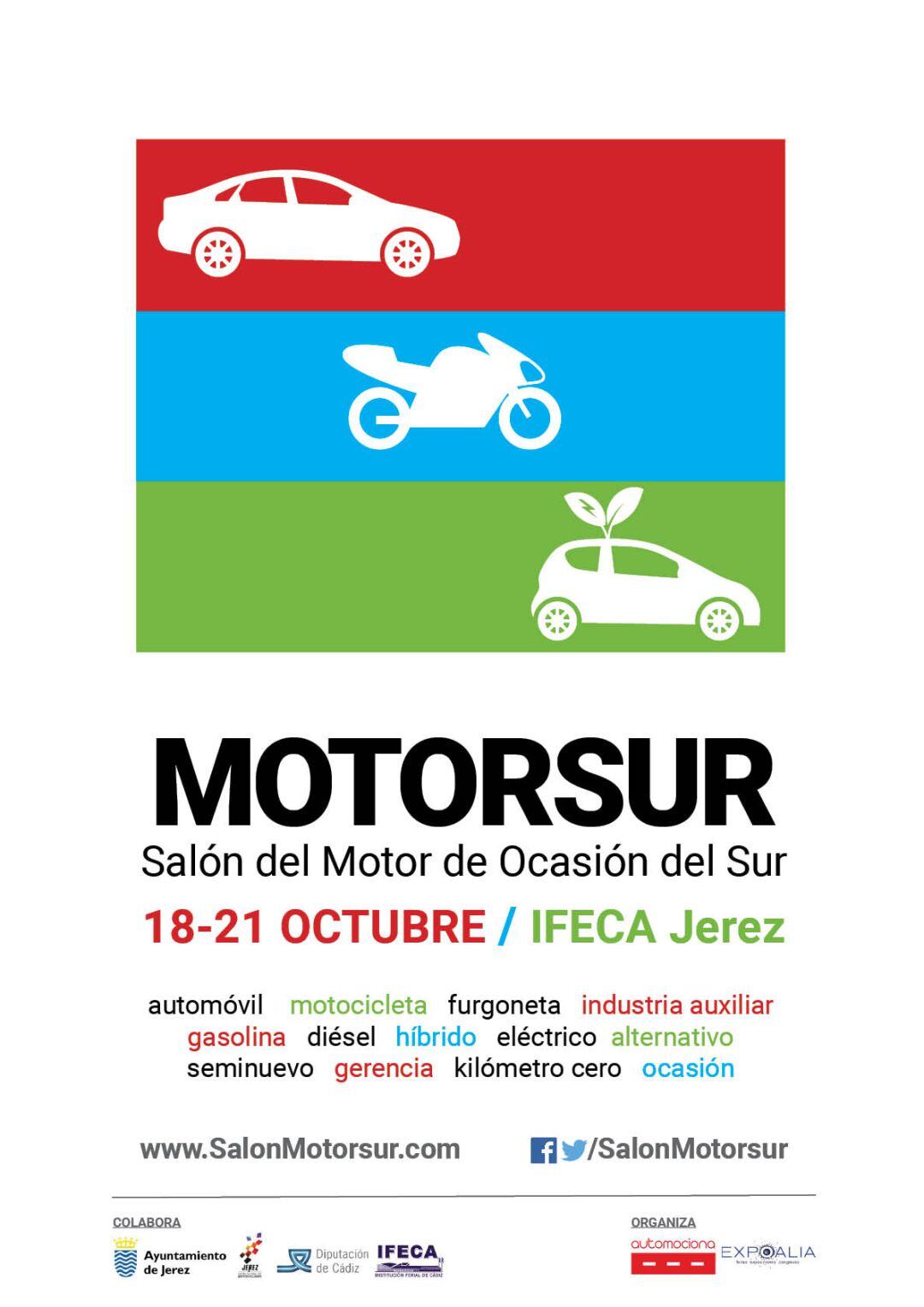 Cartel promocional del Salón Motorsur 2018