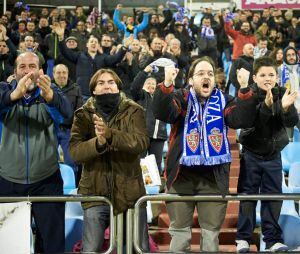 La afición del Real Zaragoza volverá a desplazarse para apoyar al equipo en Pamplona