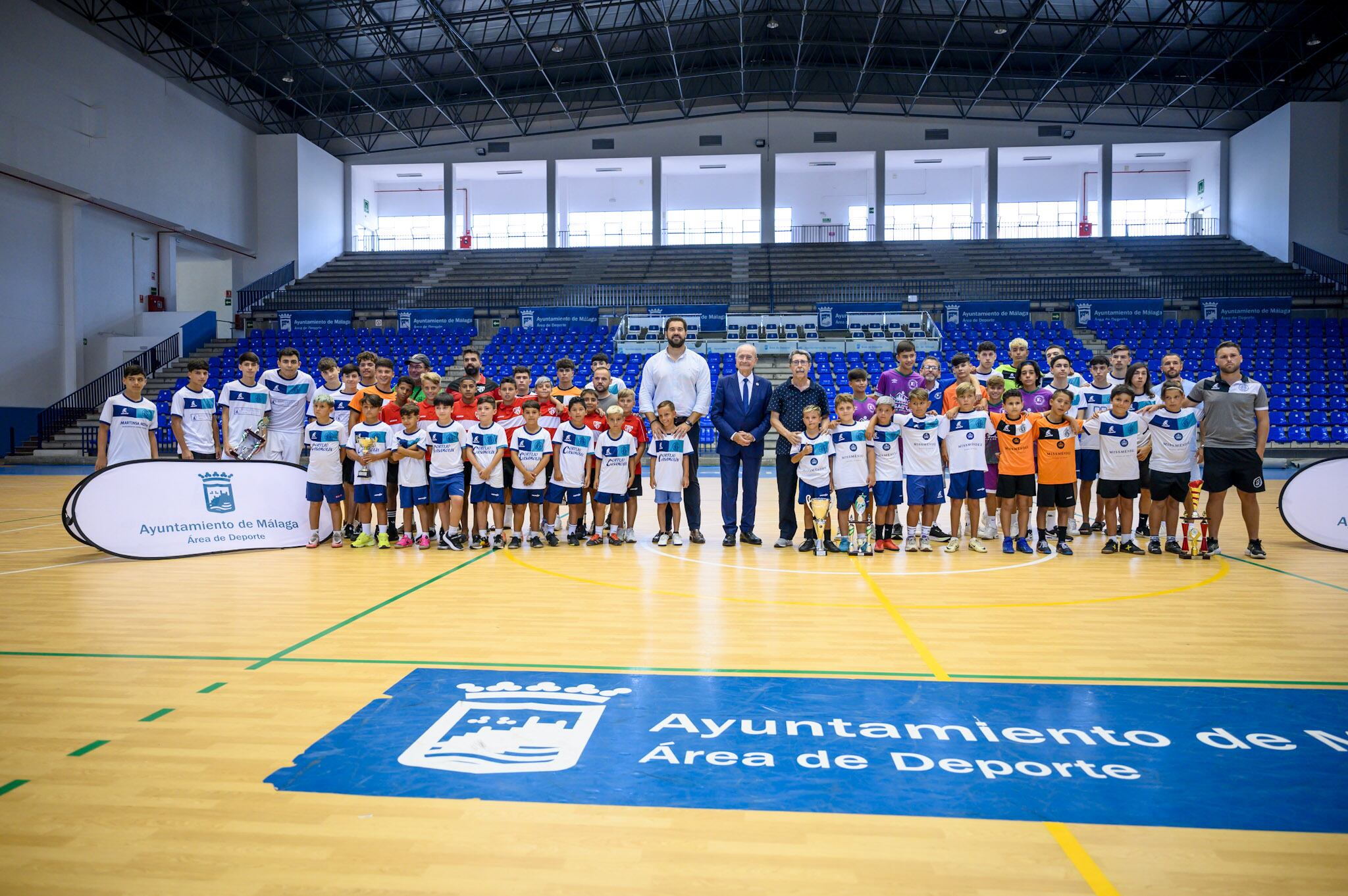 Recibimiento del alcalde Francisco de la Torre a la Asociación Andaluza de Fútbol Sala