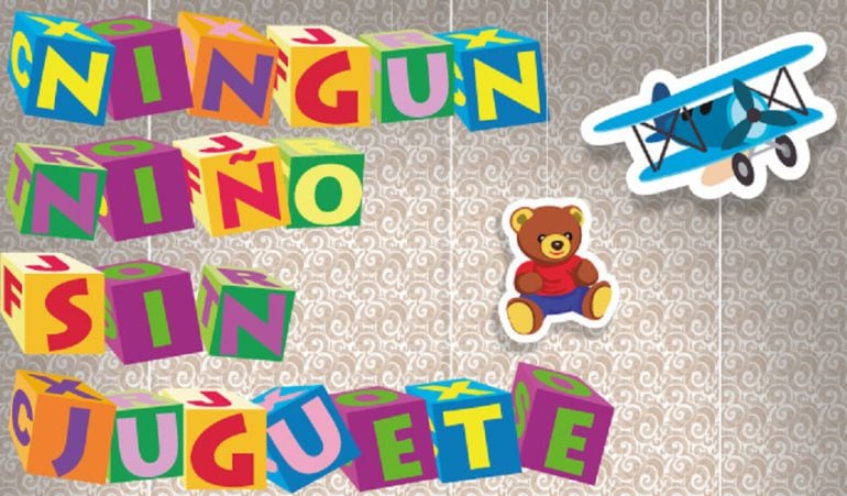 Cartel &quot;Ningún niño sin juguete&quot; 2016 