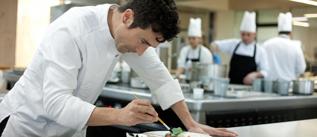 Eneko Atxa, chef del restaurante Azurmendi.