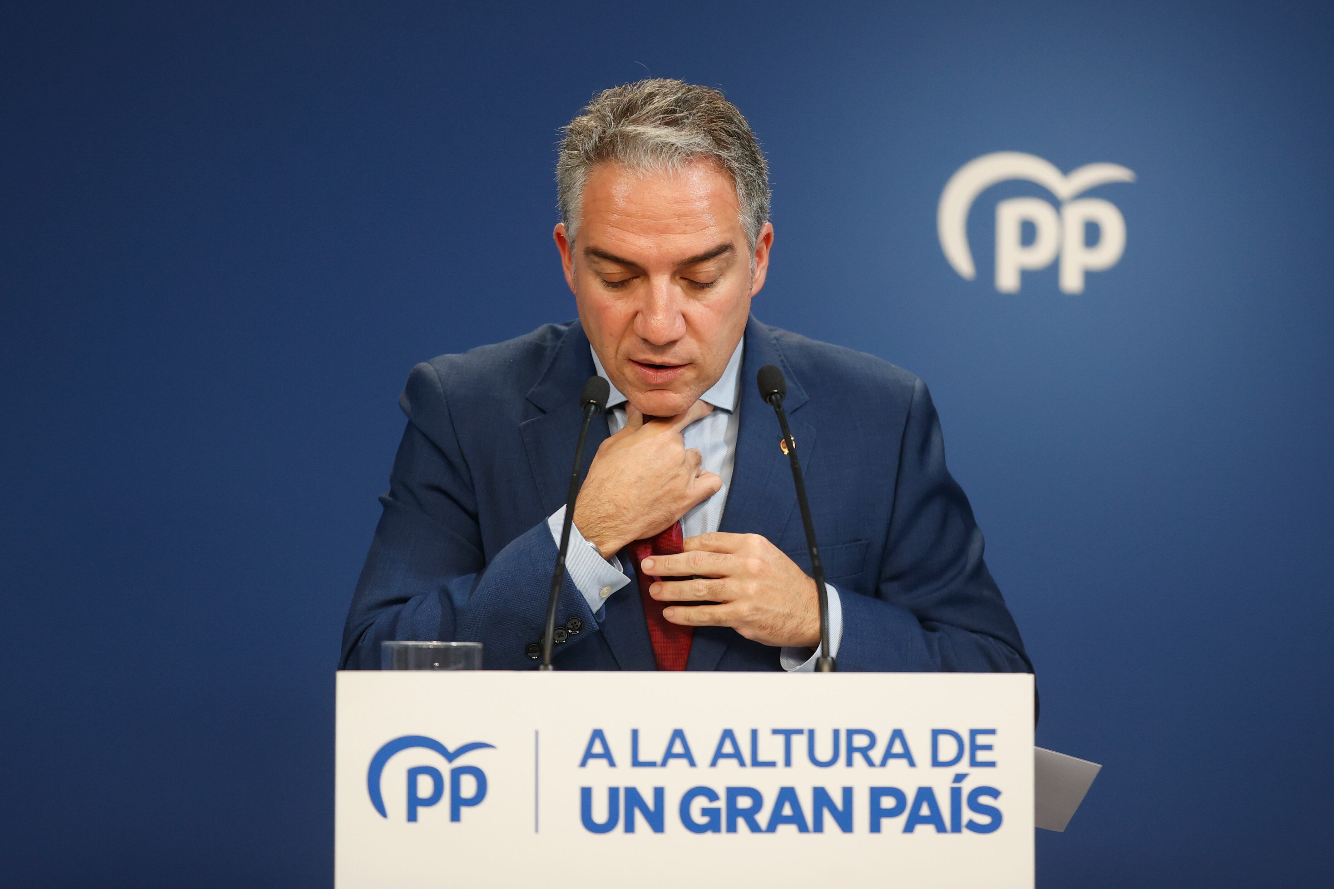 El coordinador general del PP, Elías Bendodo