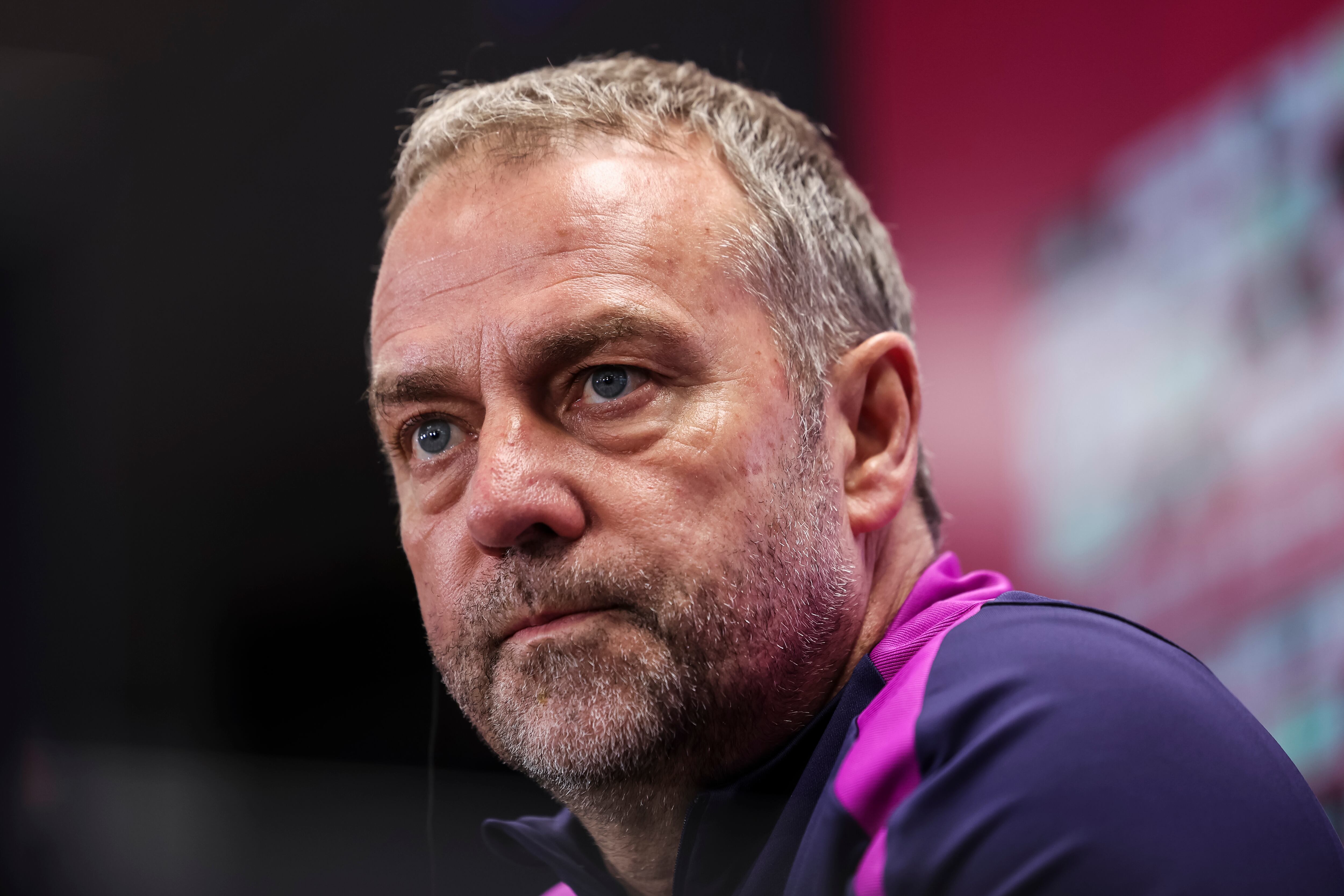 Hansi Flick en rueda de prensa