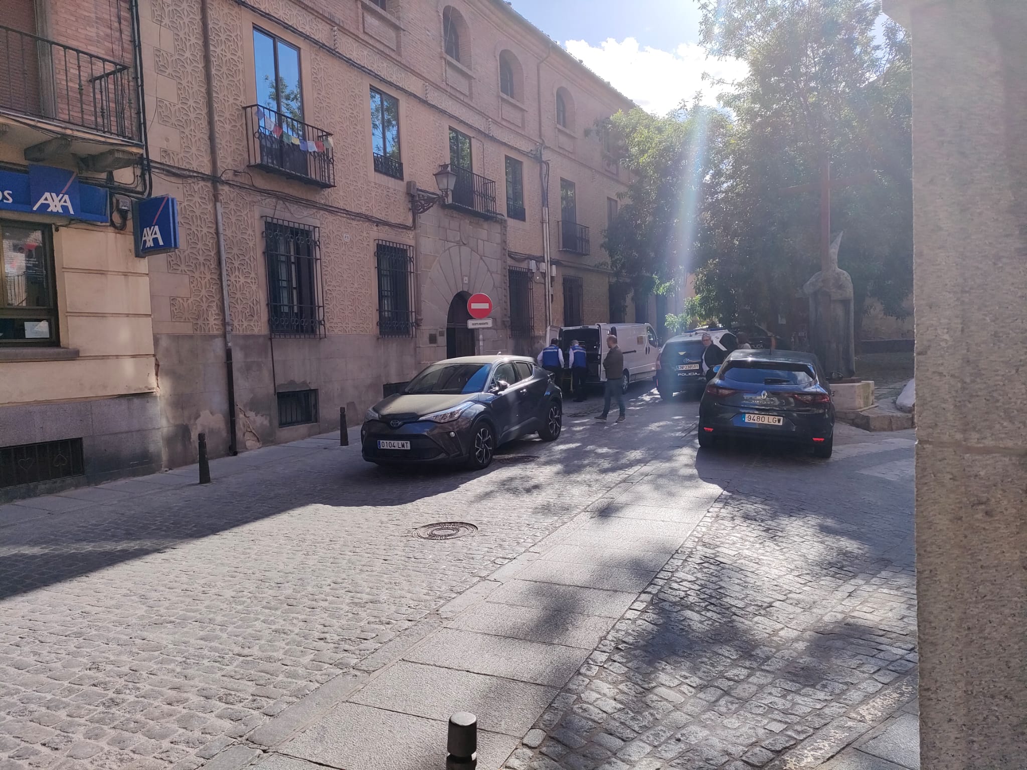 Fallece una estudiante de la IE universidad de Segovia en un piso de la Calle San Agustín
