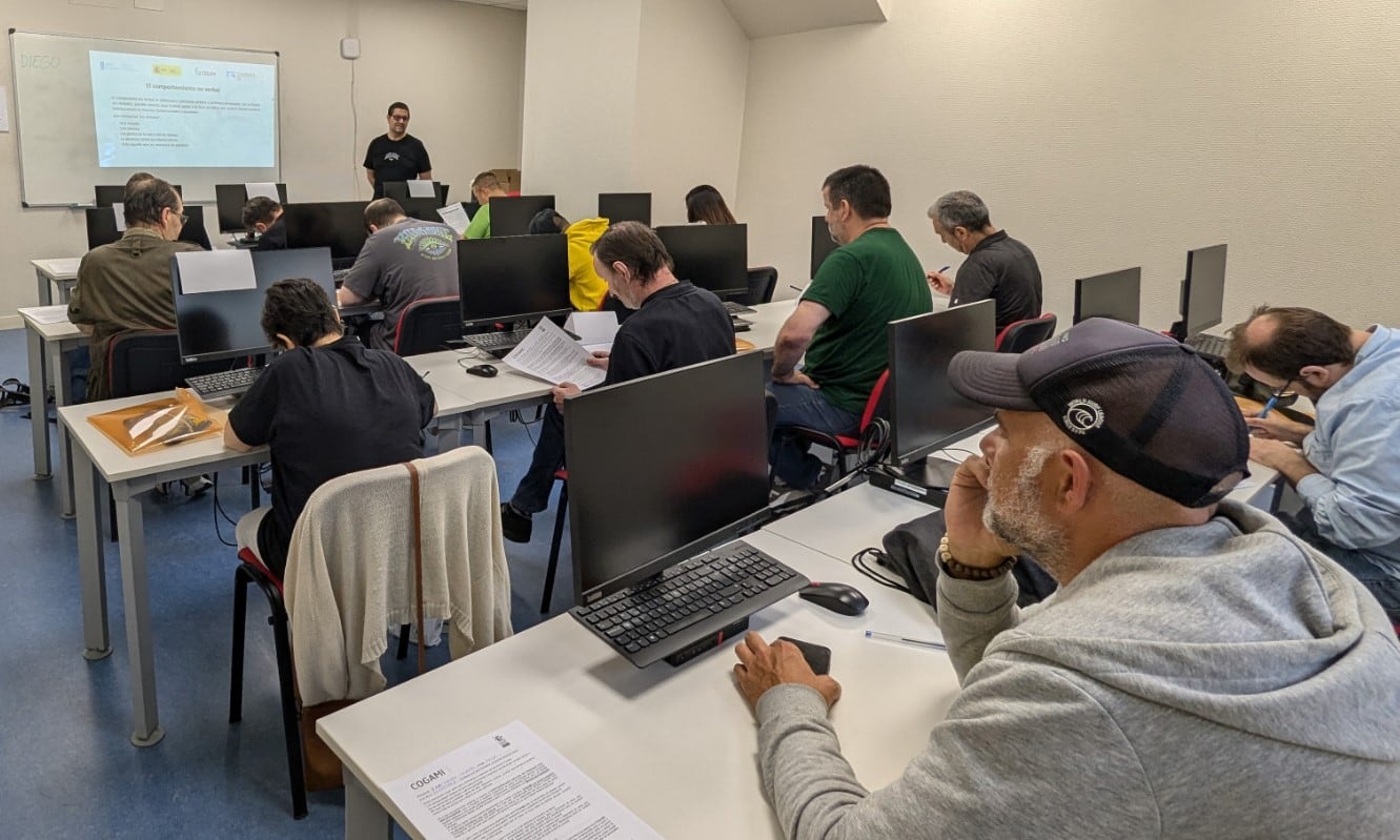 Una de las aulas de Cogami.