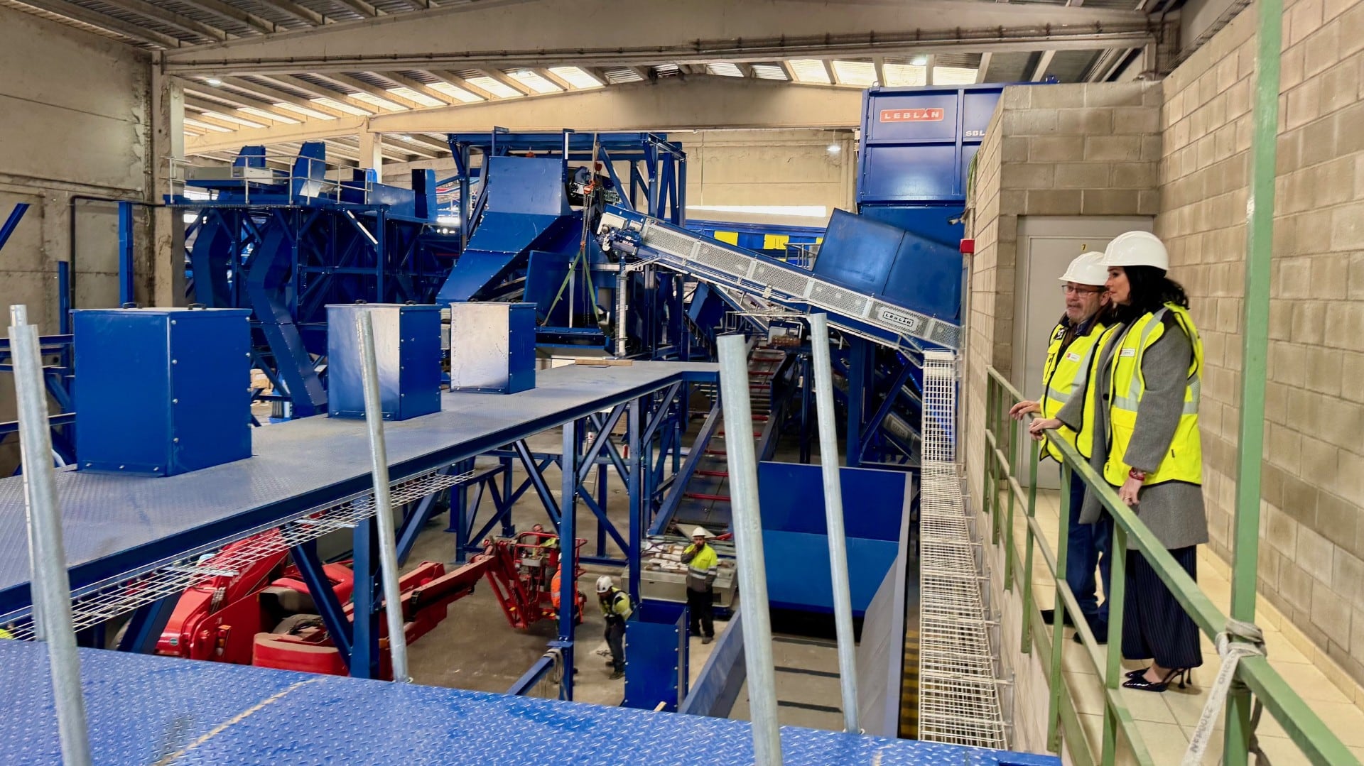 Visita a la planta de reciclaje.