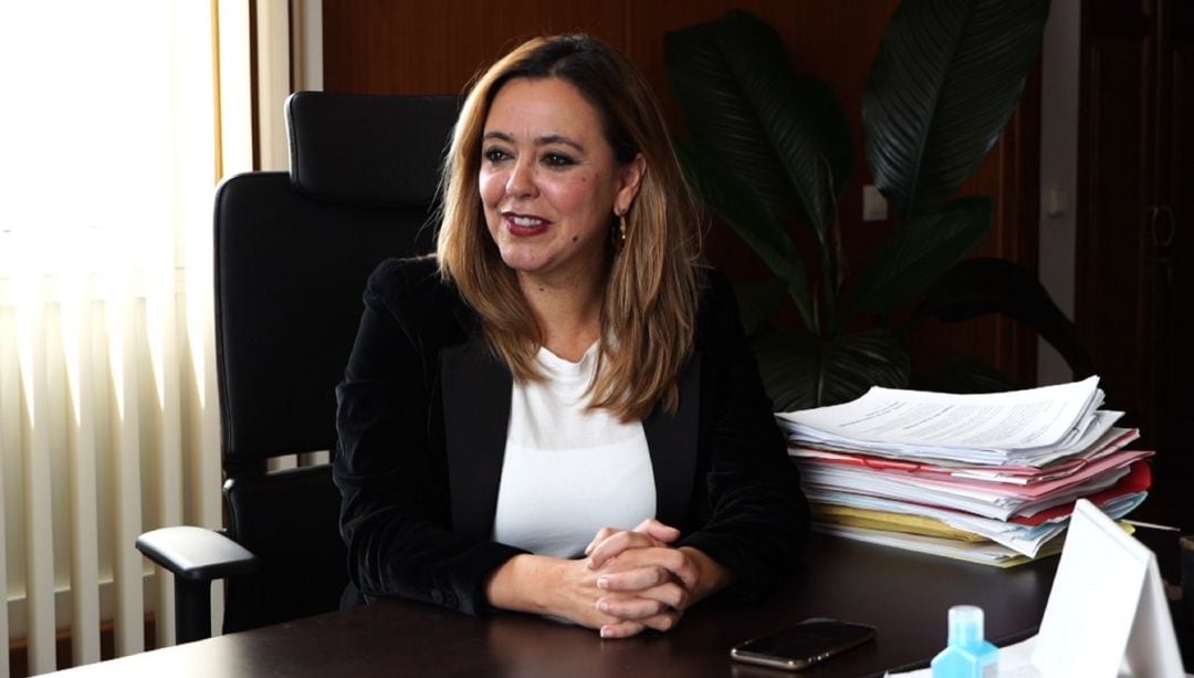 María Dolores Corujo, presidenta del Cabildo de Lanzarote.