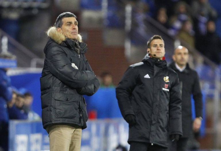 Juan Ramón Muñiz, en un partido con el Levante