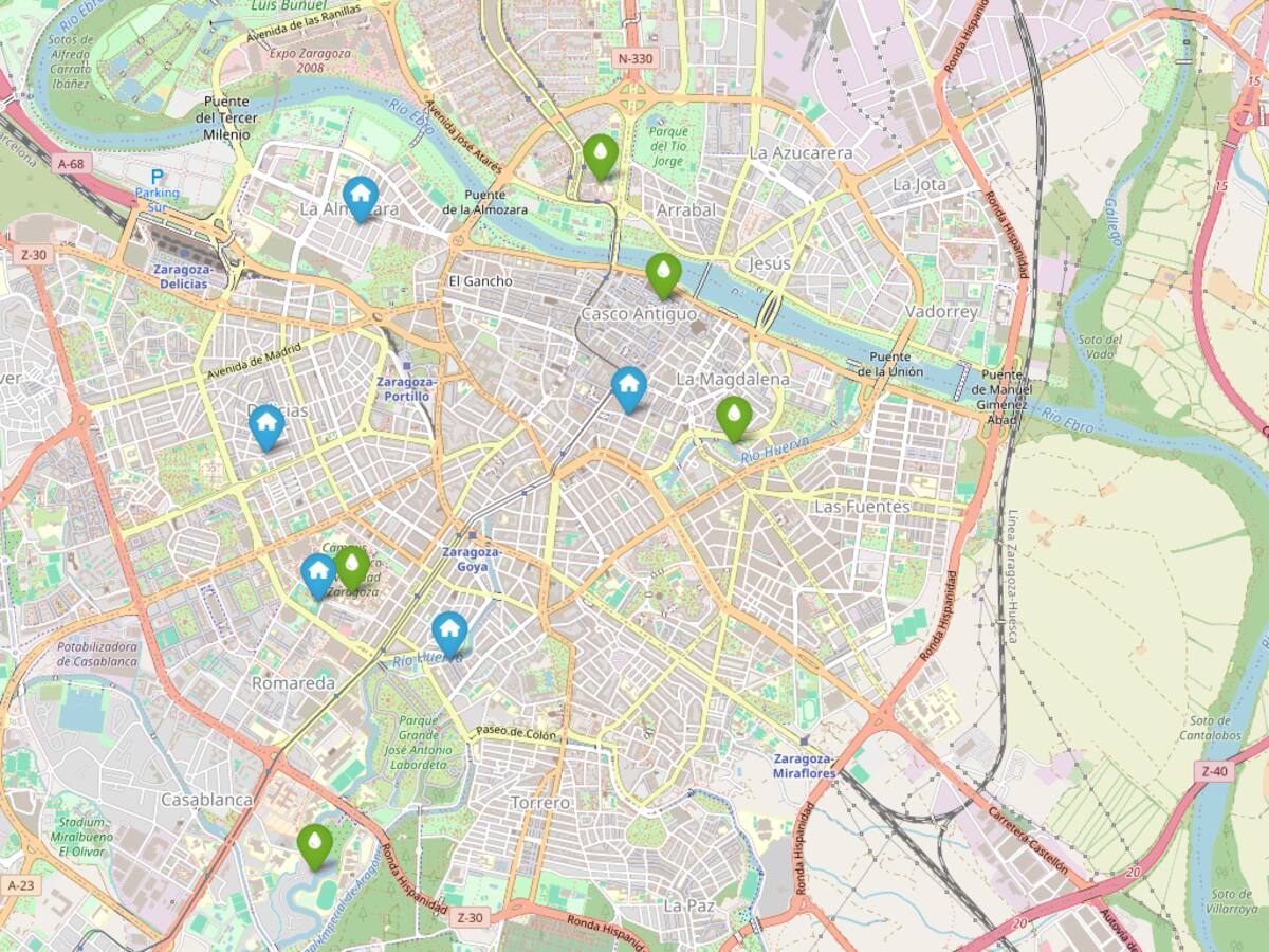 Refugios Climáticos en Zaragoza