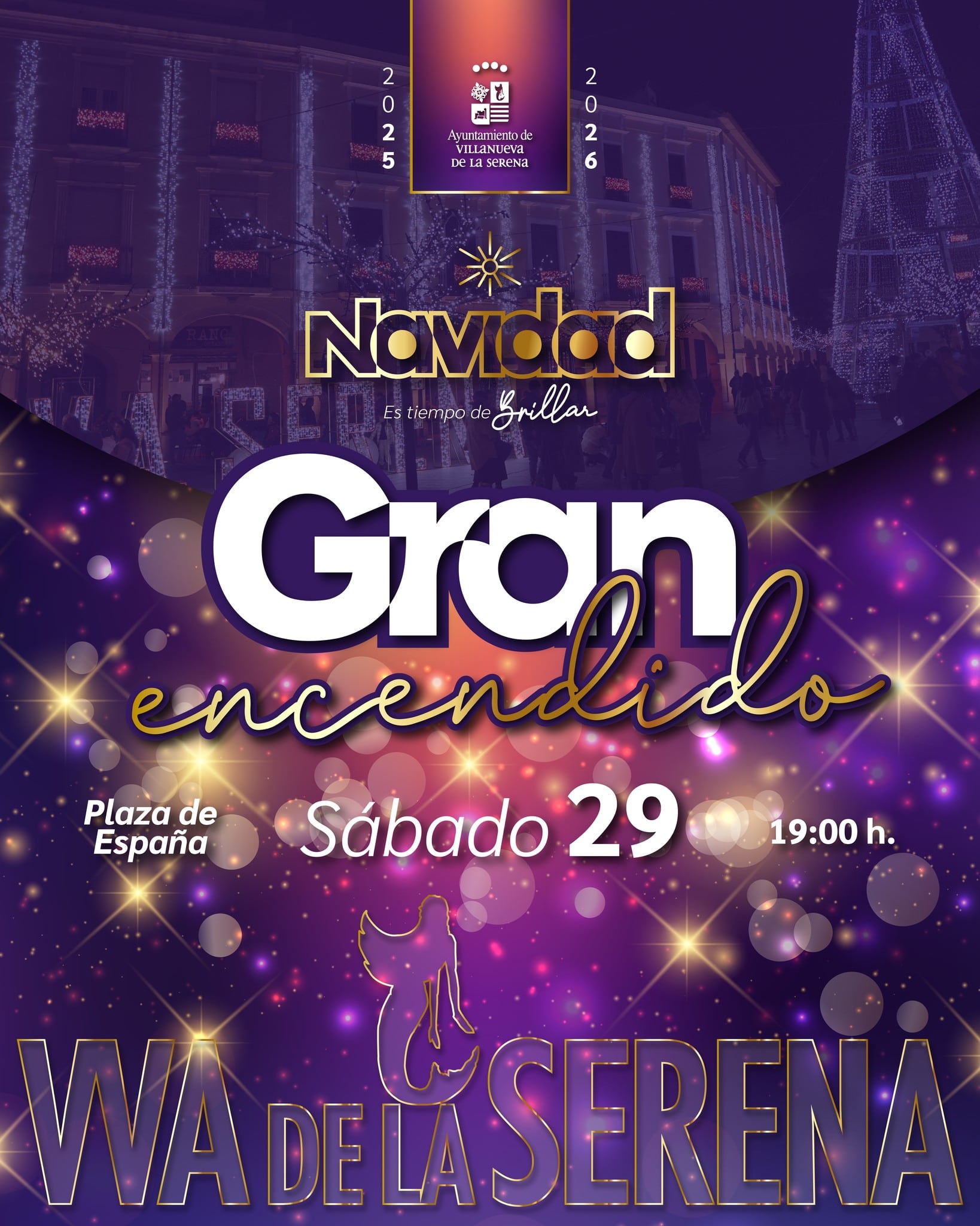 Villanueva de la Serena enciende la Navidad este sábado 29 de noviembre