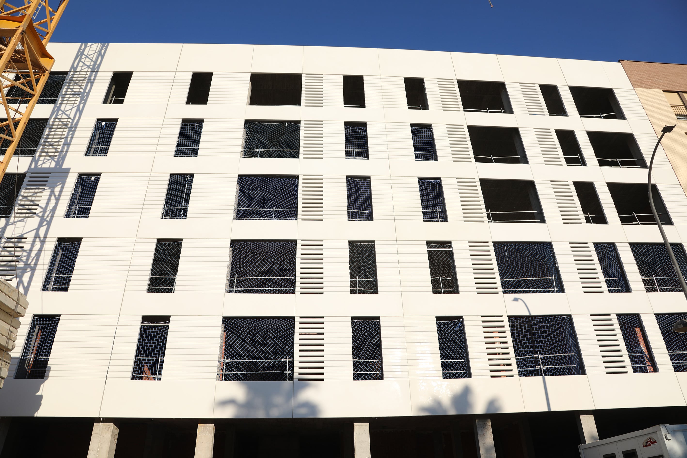 Las viviendas públicas en el paseo de la Estación de Getafe