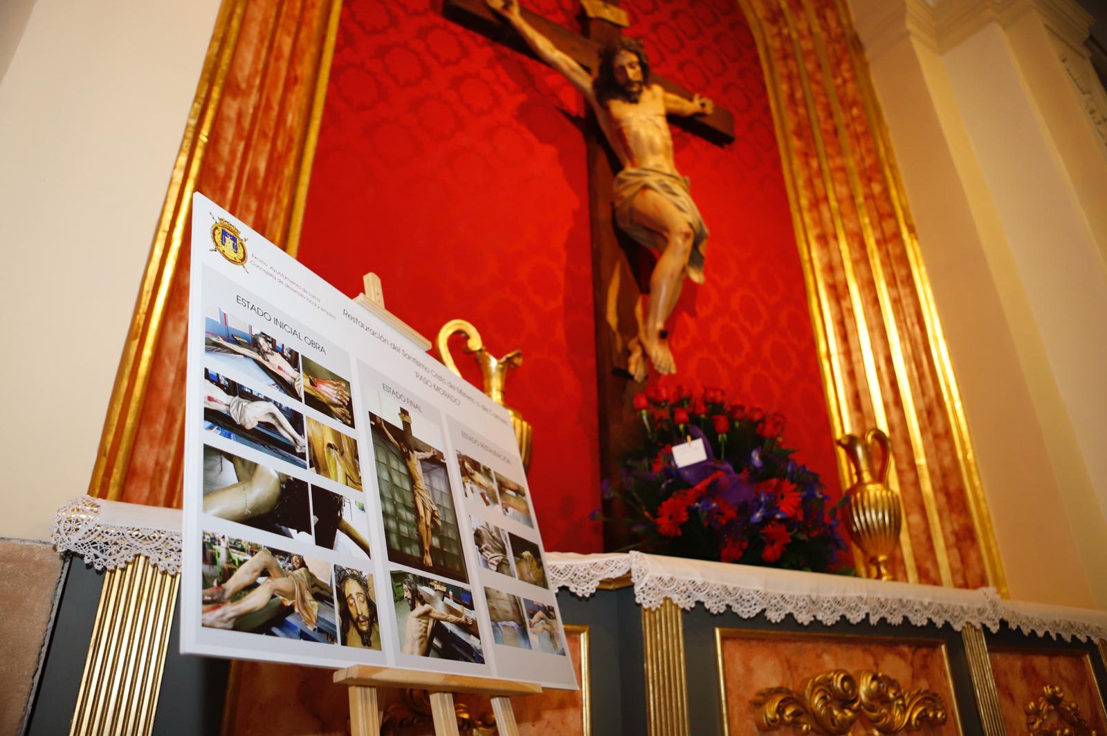 Talla procesional del Cristo del Misterio del Paso Morado de Lorca