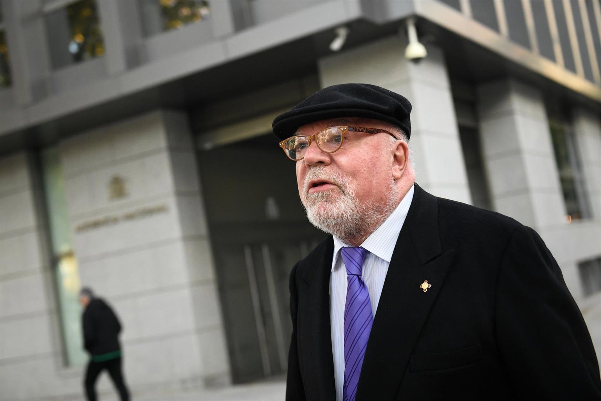 El comisario jubilado José Manuel Villarejo a su llegada a un juicio en la sede de la Audiencia Nacional, a 18 de noviembre de 2024, en Madrid (España). 