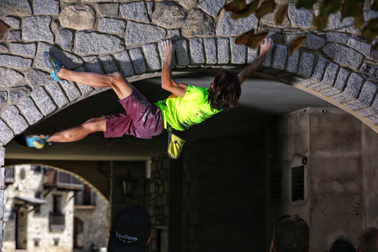 Espectacular imagen de uno de los participantes en Benasque