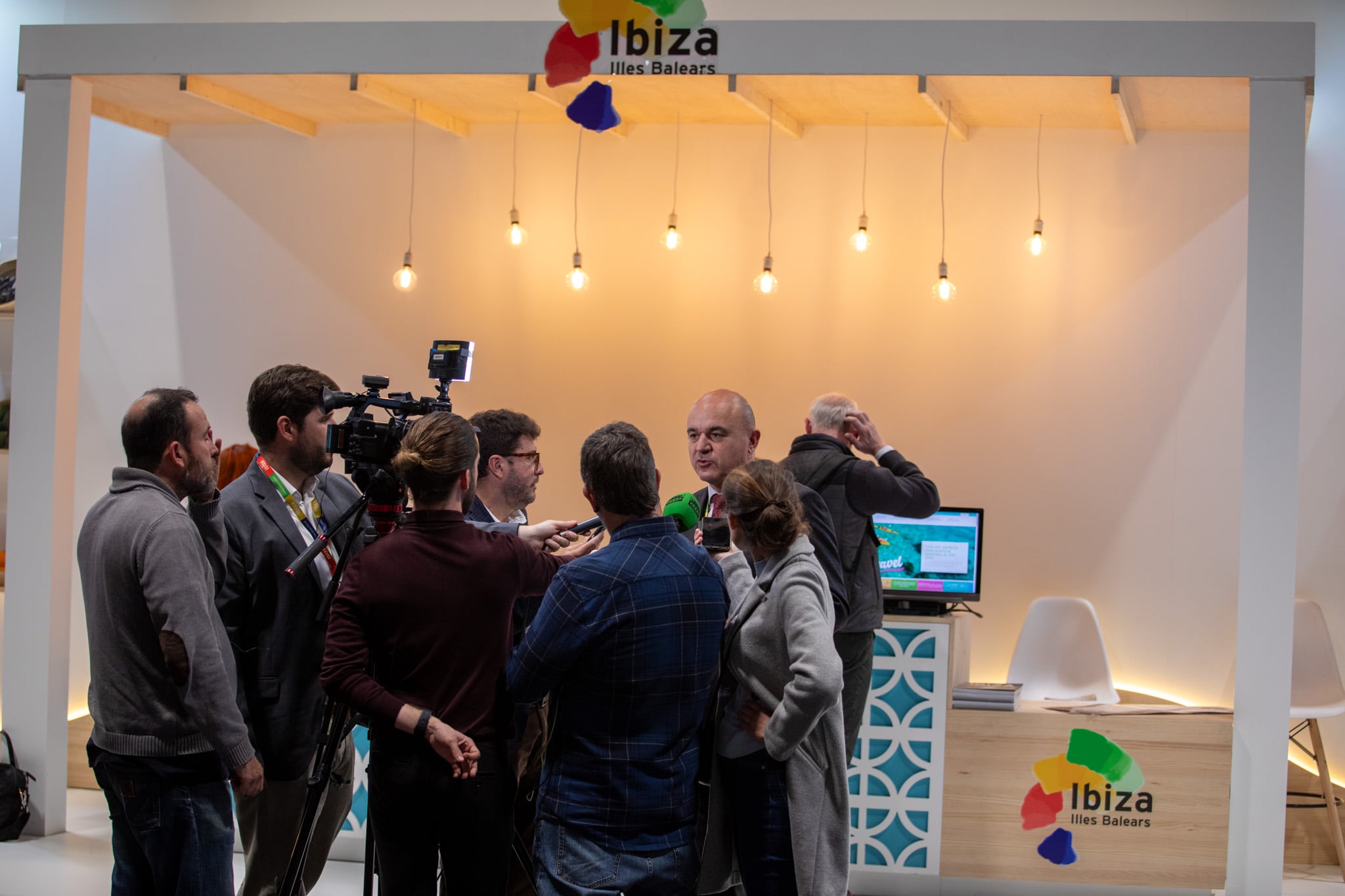 El presidente del Consell de Ibiza en FITUR (Consell)