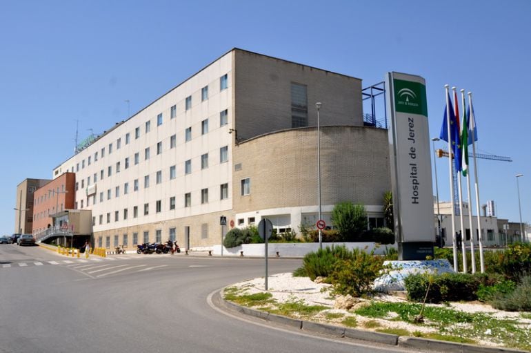 Fachada del primitivo edificio del Hospital de Jerez