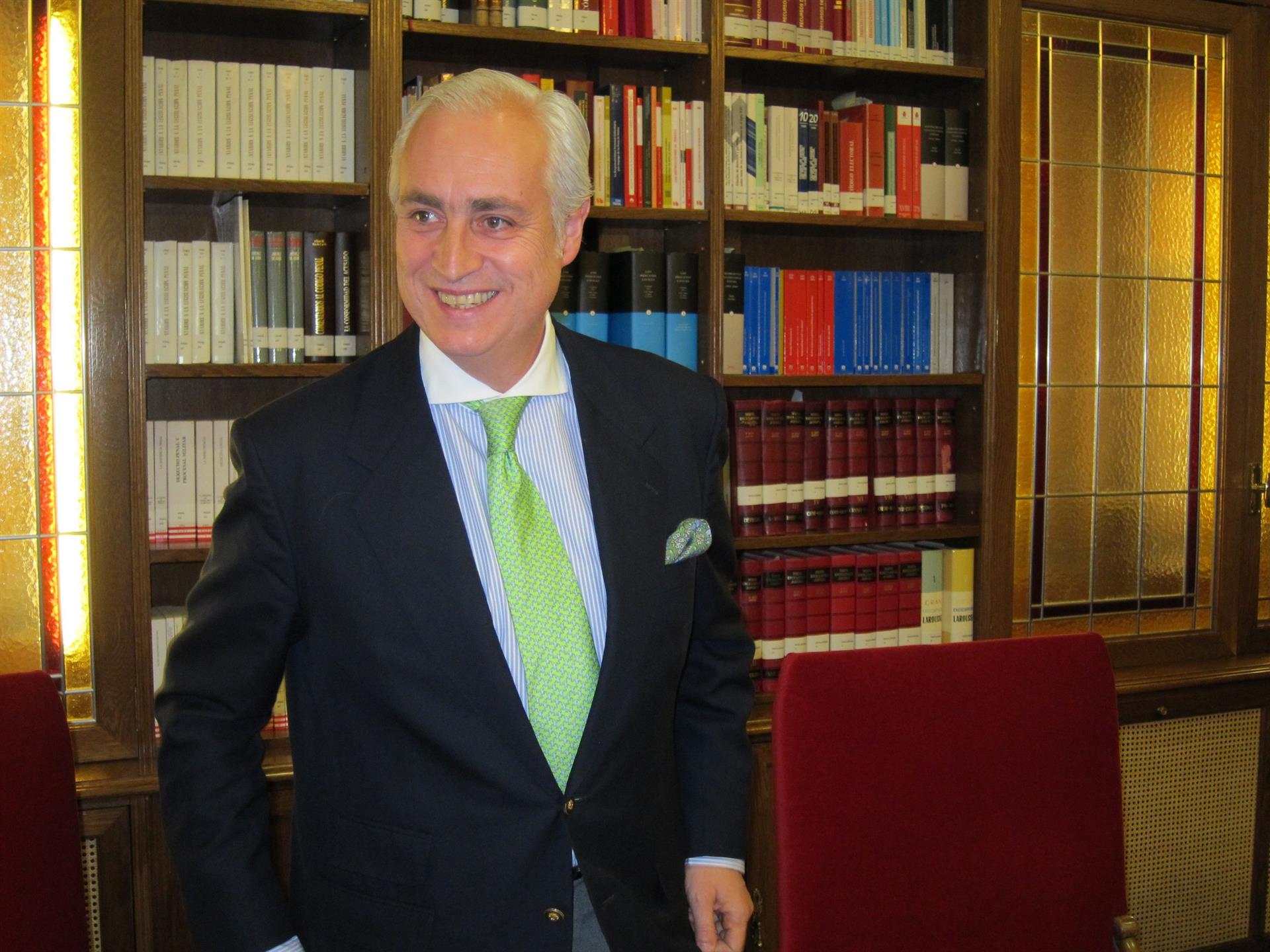 l expresidente Del Tsjcyl, José Luis Concepción, actual presidente de la Sala de lo Civil y Penal de dicho tribunal.