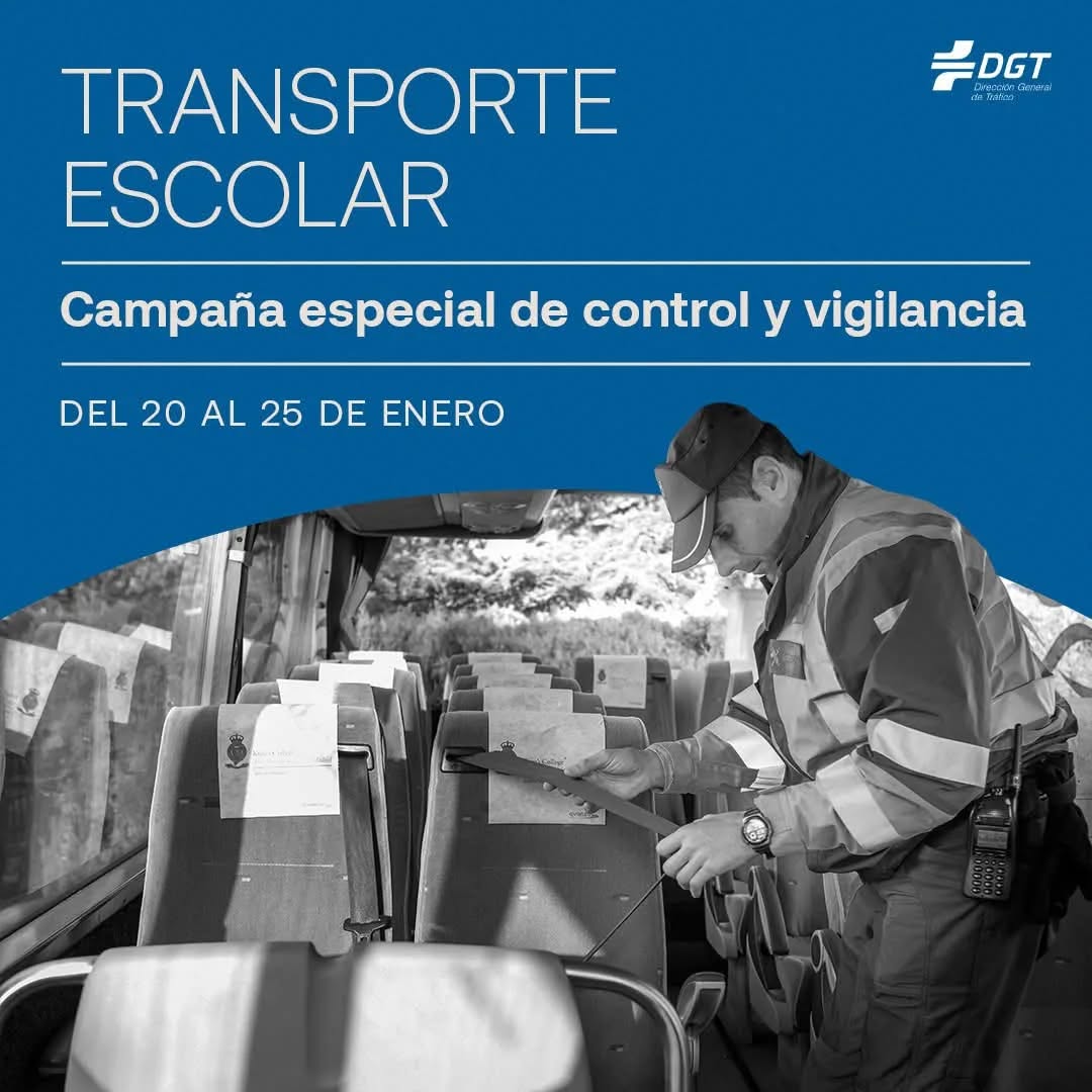 Campaña de seguridad en el transporte escolar