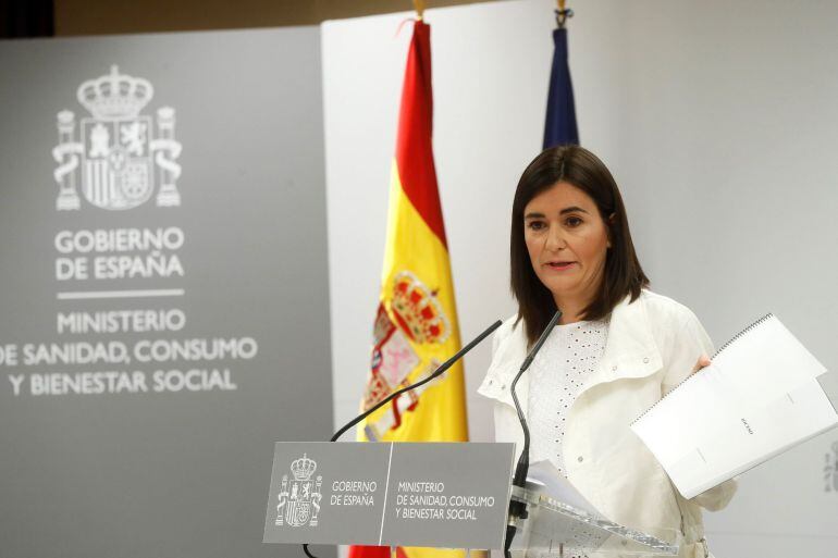  La ministra de Sanidad, Consumo y Bienestar Social, Carmen Montón, ha negado hoy irregularidades en la obtención de su máster sobre estudios de género: &quot;No he cometido ninguna irregularidad&quot;, ha aseverado.Montón ha señalado, en la rueda de prensa que ha 