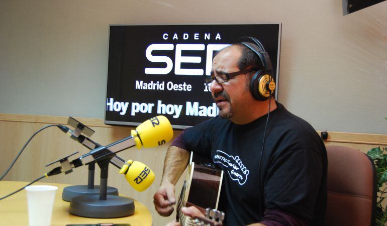 Javier Guerra en directo en los estudios de Ser Madrid Oeste