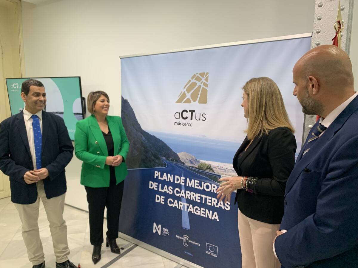 40 millones de euros destinará la Comunidad para la mejora de las carreteras regionales de Cartagena