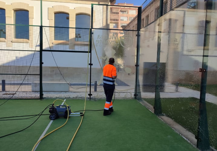 Mejoras en el complejo deportivo Eduardo Latorre de Alcoy