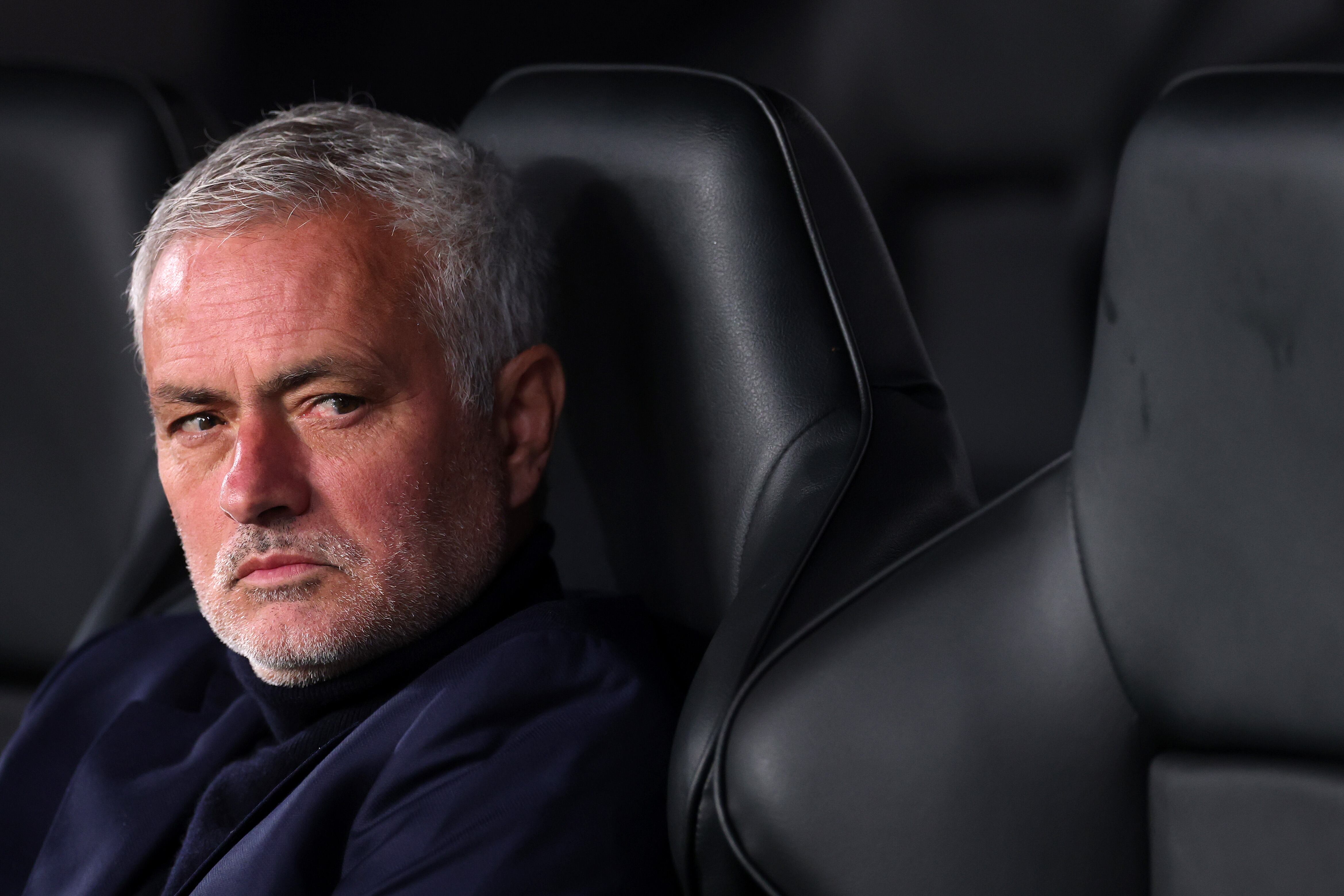 José Mourinho, durante un partido de Champions con el Benfica