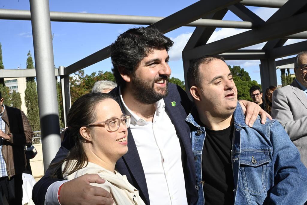 López Miras durante el acto de Plena Inclusión